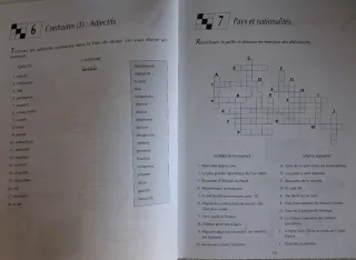 Vocabulario de francés (ejercicios) + corregidos