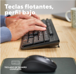 Teclado y ratón inalámbricos Trust Ymo II negro