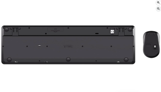 Teclado y ratón inalámbricos Trust Ymo II negro