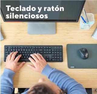 Teclado y ratón inalámbricos Trust Ymo II negro