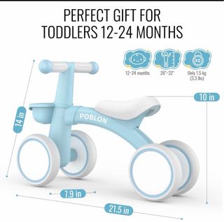 Andador Bebé Rosa con Cesta POBOLN