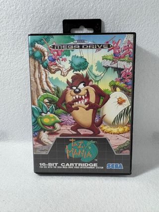 Taz Mania Mega Drive Sega Cartucho y Manual