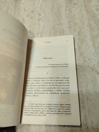 Pio Baroja Los inéditos de "Hoy"