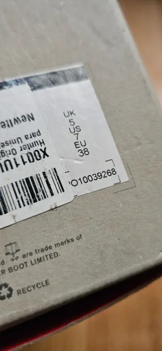 Botas de agua Hunter azules