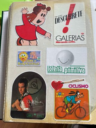 Colección 80 Pegatinas VINTAGE Años 80
