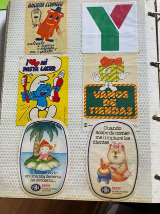 Colección 80 Pegatinas VINTAGE Años 80