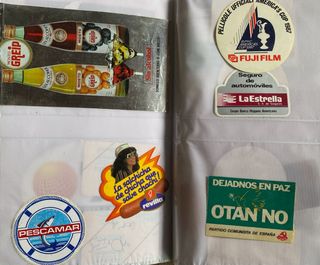 Colección 80 Pegatinas VINTAGE Años 80