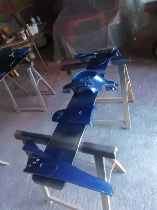 Vespa 50 Azul Marrón Automática