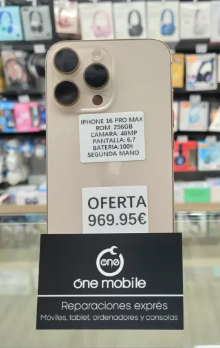 iPhone 16 Pro Max 256GB Batería 100%