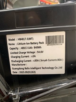 Bicicleta Eléctrica Negra