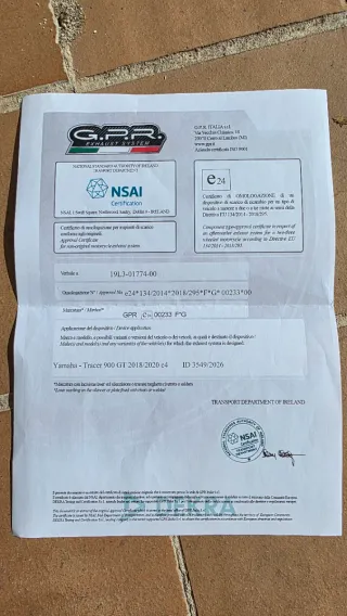 ESCAPE GPR Yamaha Tracer 900 GT 2018/2020 e4