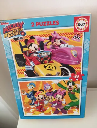Puzzles Mickey y los Roadster Racers Educa