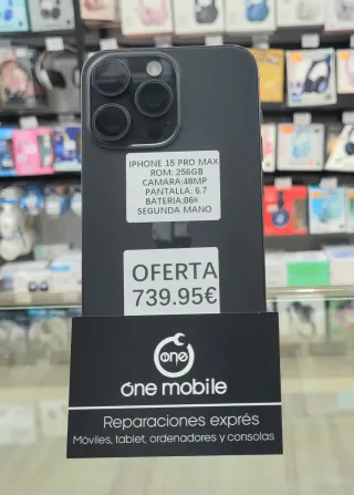 iPhone 15 Pro Max 256GB BATERIA 86%