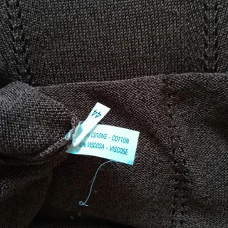 Maglione Essenze tg 44/L nuovo cotone marrone