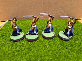 8 Miniaturas Elfos Pintadas LOTR ESDLA