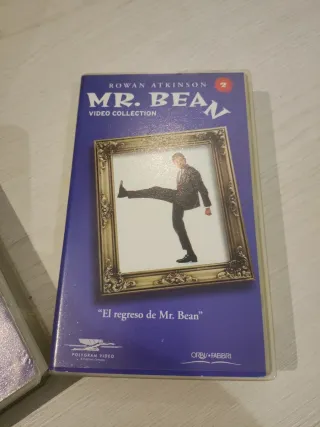 2 Cintas VHS Mr. Bean (Español/Inglés)