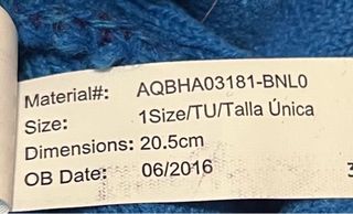 Gorro Quiksilver azul con pompón