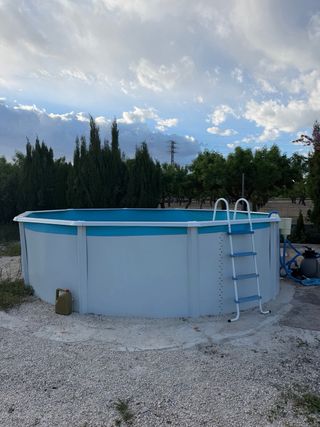 Piscina Desmontable Redonda Acero Galvanizado