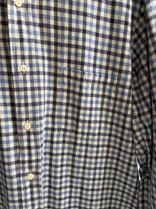 Camisa Grigio cuadros hombre