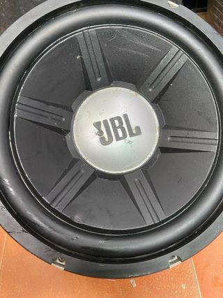 Bombo JBL Negro y Plateado