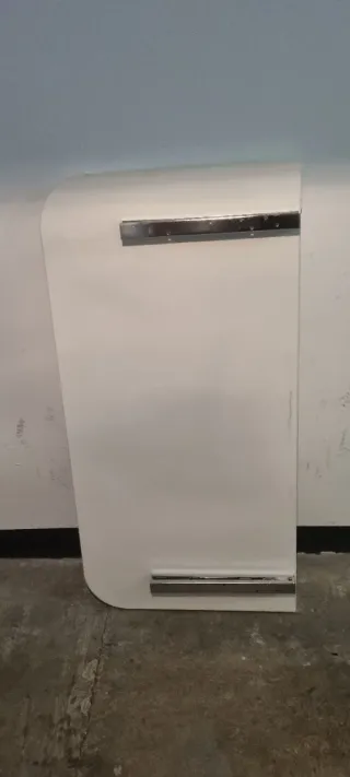 Mesa plegable blanca con bisagras de 120x60,3