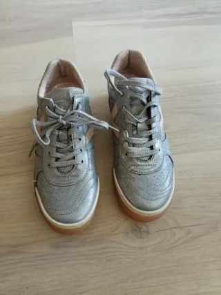 Zapatillas Munich Plata y Rosa