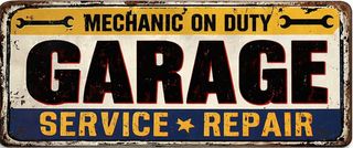 Colección Chapas Vintage Garage Parts Rock & Roll