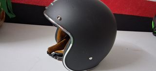 Casco MT Helmets Retro Negro Mate + Visor
