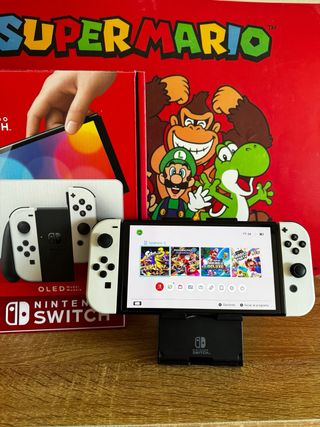 Nintendo Switch OLED Blanca COMO NUEVA
