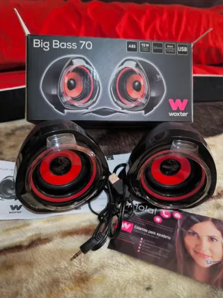 Altavoces Woxter Big Bass 70 | 15W USB+Jack 3.5