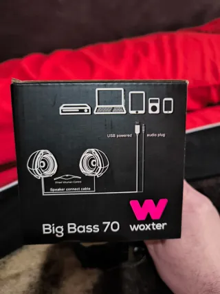 Altavoces Woxter Big Bass 70 | 15W USB+Jack 3.5