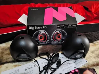 Altavoces Woxter Big Bass 70 | 15W USB+Jack 3.5
