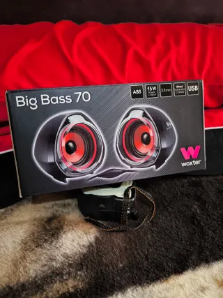 Altavoces Woxter Big Bass 70 | 15W USB+Jack 3.5