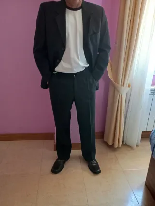 Traje de vestir hombre negro