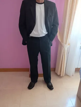 Traje de vestir hombre negro