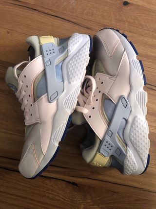Nike Air Huarache Run Zapatillas Rosa/Blanco