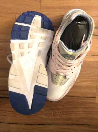 Nike Air Huarache Run Zapatillas Rosa/Blanco