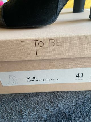 Botines de tacón To be Talla 41