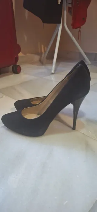 Tacones Zara Talla 39 Negros