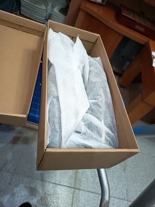 Scarpe di raso nere eleganti