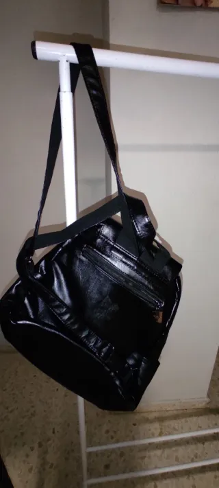 Bolso mochila marrón oscuro como nuevo