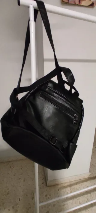 Bolso mochila marrón oscuro como nuevo