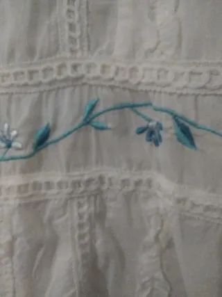 Blusa de verano talla moda blanca