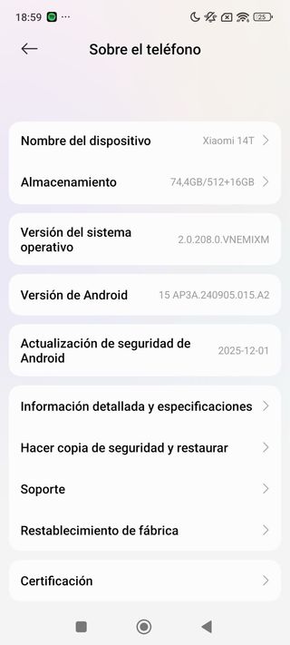 Xiaomi 14T 512GB 16GB RAM PLATA