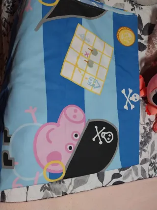 Cortinas infantiles Peppa Pig pirata