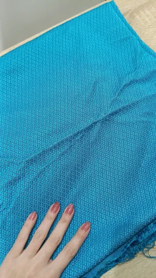 Tela Damasco Turquesa Fallera Corpiño Jubón Faller