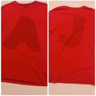 Armani Jeans - T-Shirt Donna in Cotone Rossa (L)