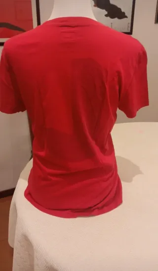 Armani Jeans - T-Shirt Donna in Cotone Rossa (L)