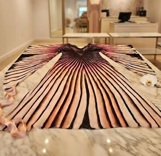 Abito in seta pezzo unico, farfalla ,lusso