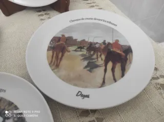 Set 4 Piatti Porcellana D'Autore da collezione